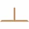 Ekena Millwork Portland Timber Gable Bracket, Western Red Cedar, 60"W x 30"H x 3 1/2"D x 3 1/2"F, 12/12 Pitch GBW060X30X0404POR00SWR - alternate 1